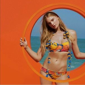 Salinas x Revolve Womens Bustier Bikini Set S